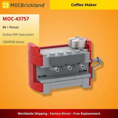 Coffee Maker CREATOR MOC-43757 WITH 68 PIECES