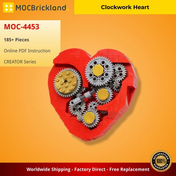 Clockwork Heart CREATOR MOC-4453 WITH 185 PIECES