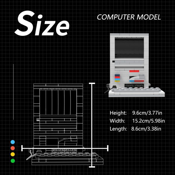 Old Mac (A Level 6 Puzzle Box) CREATOR MOC-44604 by Cheat3 Puzzles WITH 363 PIECES