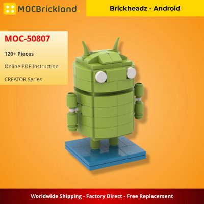 Brickheadz – Android CREATOR MOC-50807 by LiuWong with 120 pieces