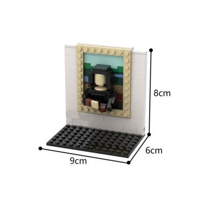 3D Mini Masterpiece – The Mona Lisa CREATOR MOC-51664 WITH 118 PIECES