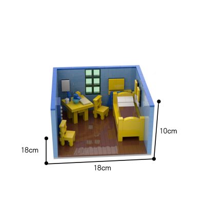 Bedroom in Arles CREATOR MOC-54501 by Vincent Van Gogh with 667 pieces