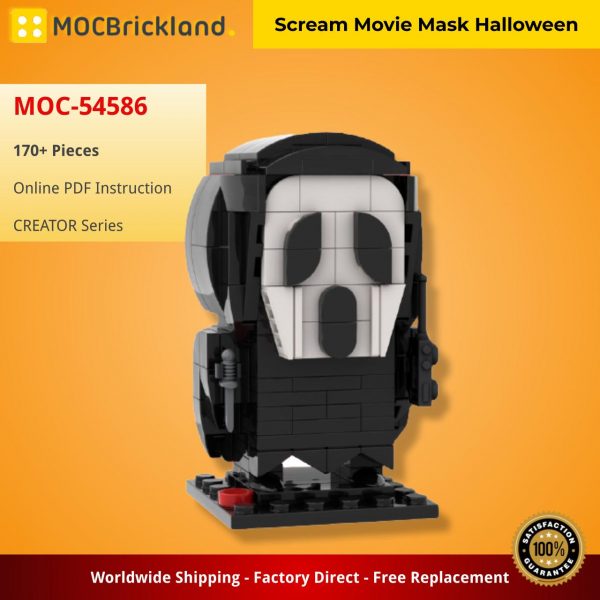 Scream Movie Mask Halloween CREATOR MOC-54586 WITH 236 PIECES
