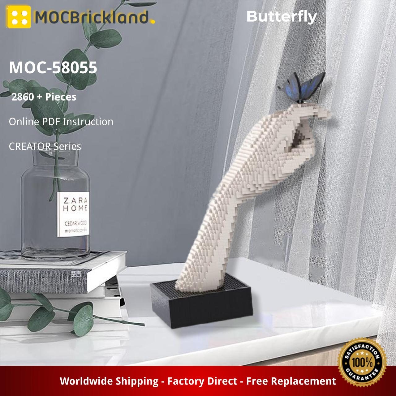 Butterfly CREATOR MOC-58055 by xiaowang with 2860 pieces