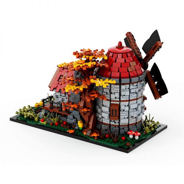Medieval Windmill CREATOR MOC-58912 by PeetersKevin WITH 1941 PIECES