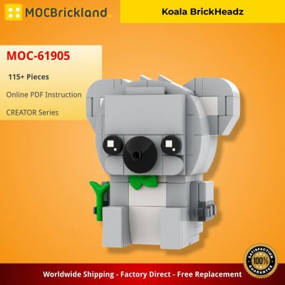 Koala BrickHeadz CREATOR MOC-61905 with 115 pieces