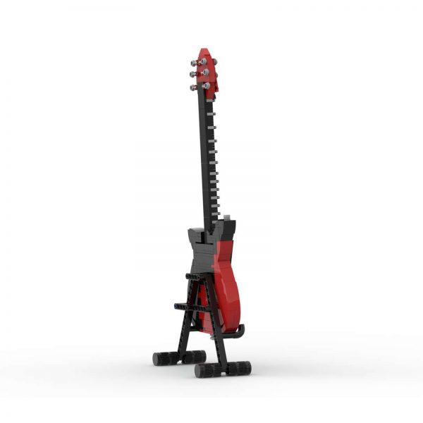 Guitar Red Special and Display Stand CREATOR MOC-62847 WITH 324 PIECES