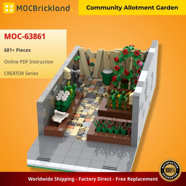 Community Allotment Garden CREATOR MOC-63861 by Marty_MOCs WITH 681 PIECES