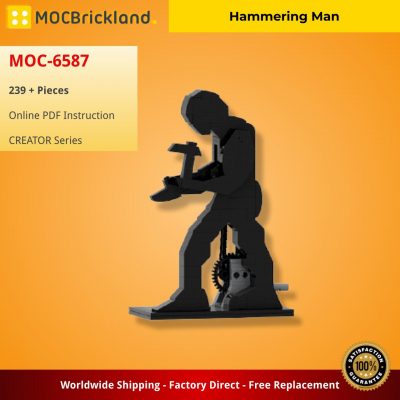 Hammering Man CREATOR MOC-6587 WITH 239 PIECES