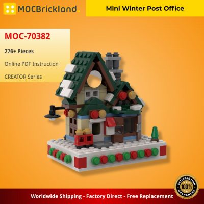 Mini Winter Post Office CREATOR MOC-70382 by Doc Brick (Andrea Festa) WITH 276 PIECES