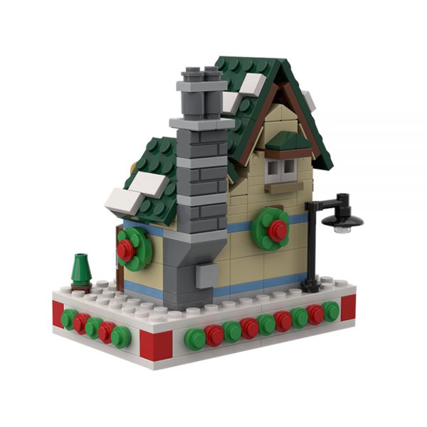 Mini Winter Post Office CREATOR MOC-70382 by Doc Brick (Andrea Festa) WITH 276 PIECES