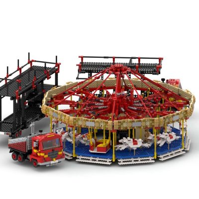 Fairground Carousel CREATOR MOC-73320 by Gdale WITH 5601 PIECES