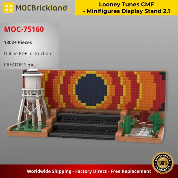 Looney Tunes CMF – Minifigures Display Stand 2.1 CREATOR MOC-75160 by Freddiegucci WITH 1302 PIECES