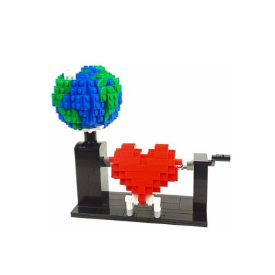 Love Planet, A LEGO Heart Automaton CREATOR MOC-75710 by Planet GBC with 441 pieces