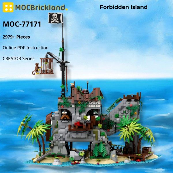 Forbidden Island CREATOR MOC-77171 by llucky WITH 2979 PIECES