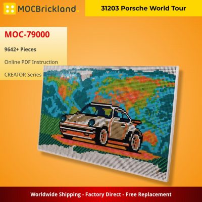 31203 Porsche World Tour CREATOR MOC-79000 by jorah WITH 9642 PIECES
