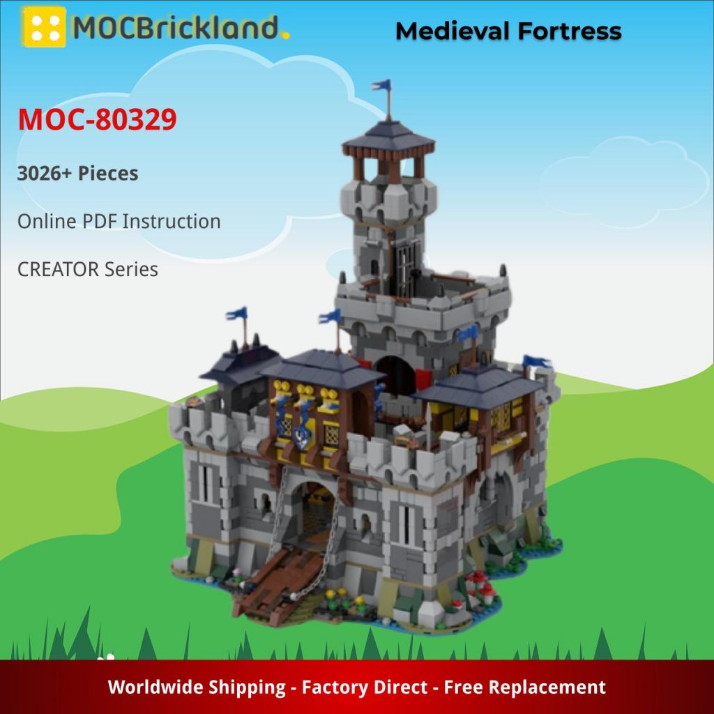 Medieval Fortress CREATOR MOC-80329 by Mocscout WITH 3026 PIECES - MOC ...