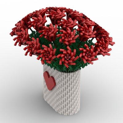 Two Dozen Red Roses CREATOR MOC-88699 by Ben_Stephenson WITH 3835 PIECES