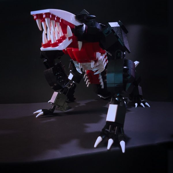 Monster SCP-682 Hard-To-Destroy Reptile Creator MOC-89743 with 590 pieces