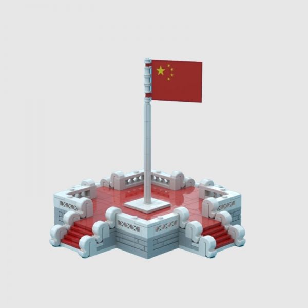 Tiananmen Flag Raising Creator MOC-89758 with 316 pieces