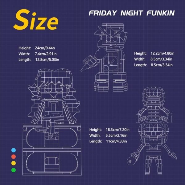 Friday Night Funkin Creator MOC-89780 with 787 pieces