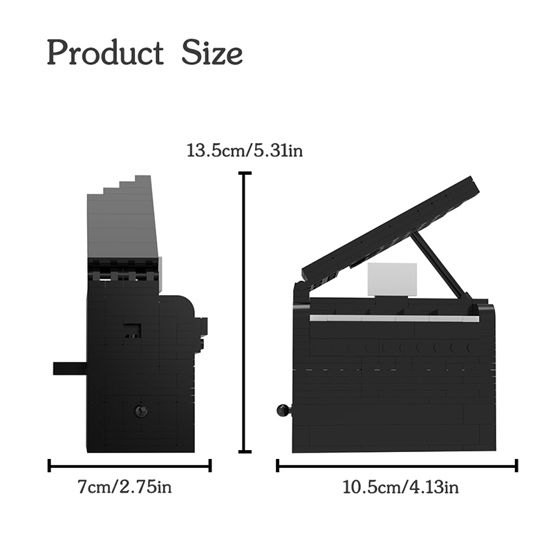 Piano Puzzle Box CREATOR MOC-89793 WITH 318 PIECES Piano Puzzle Box CREATOR MOC-89793 WITH 318 PIECES