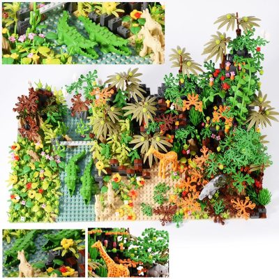 Tropical Rainforest Scene Brick CREATOR MOC-89820 with 983 pieces