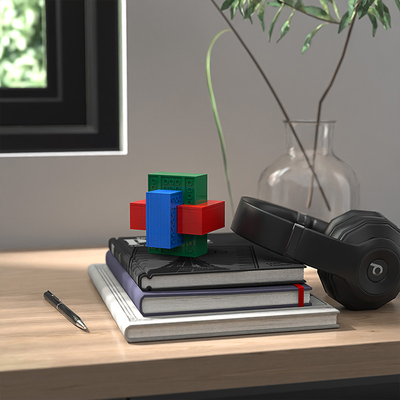 Burr Puzzle CREATOR MOC-89823 with 140 pieces Burr Puzzle CREATOR MOC-89823 with 140 pieces