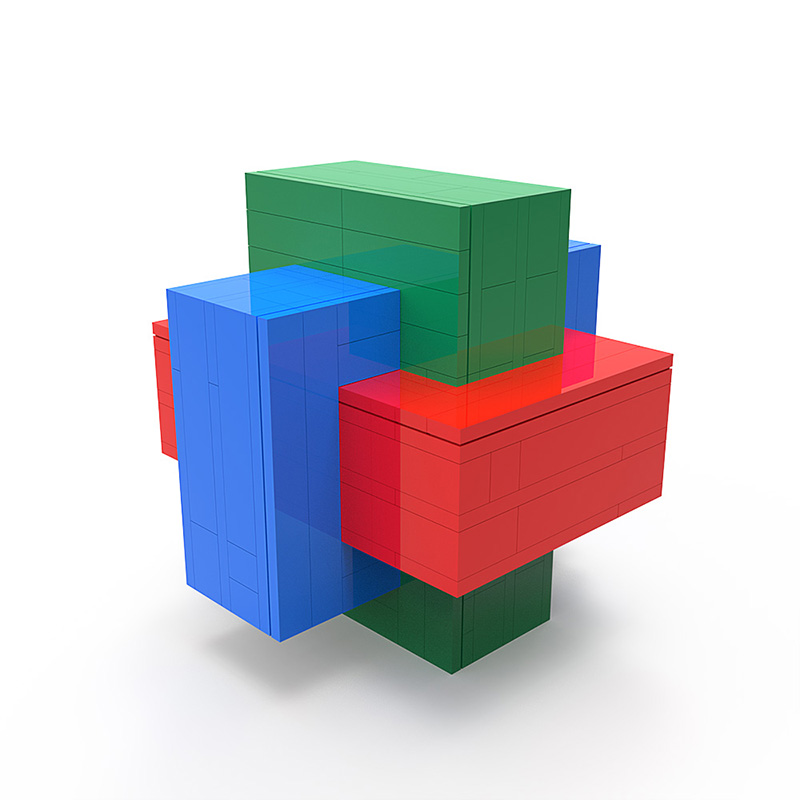 Burr Puzzle CREATOR MOC-89823 with 140 pieces Burr Puzzle CREATOR MOC-89823 with 140 pieces