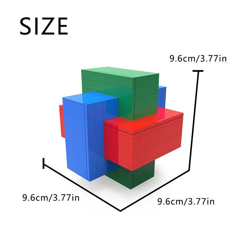 Burr Puzzle CREATOR MOC-89823 with 140 pieces Burr Puzzle CREATOR MOC-89823 with 140 pieces