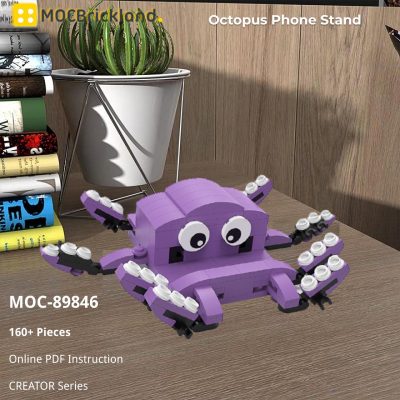 Octopus Phone Stand CREATOR MOC-89846 with 160 pieces