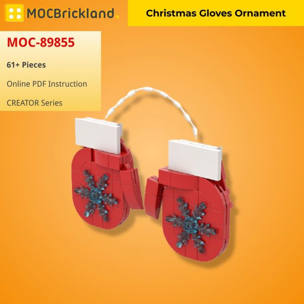 Christmas Gloves Ornament CREATOR MOC-89855 WITH 61 PIECES