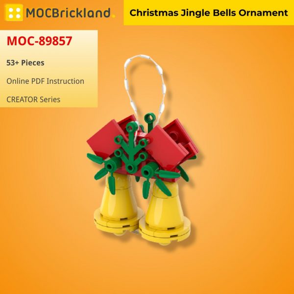 Christmas Jingle Bells Ornament CREATOR MOC-89857 WITH 53 PIECES
