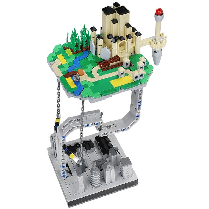 Floating Magic Castle CREATOR MOC-89878 WITH 752 PIECES