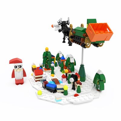 Snow Scene in The Nightmare Before Christmas CREATOR MOC-89884 with 371 pieces