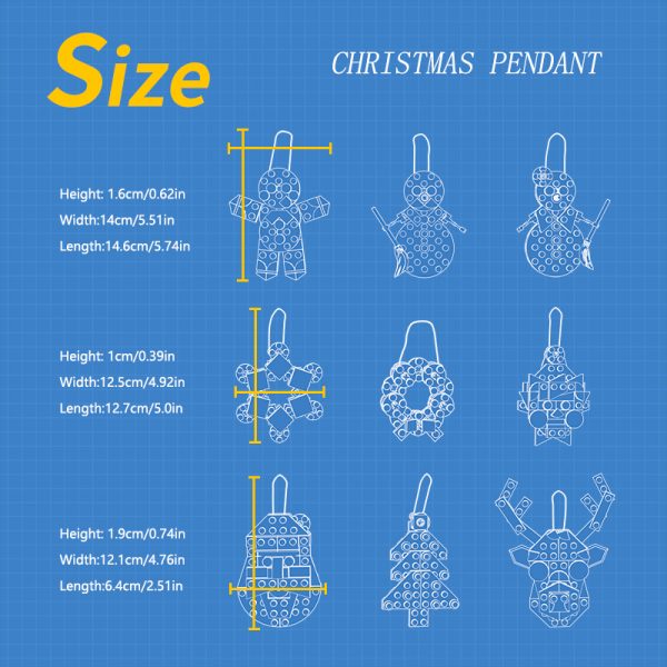 Christmas Ornaments CREATOR MOC-89886 with 102 pieces
