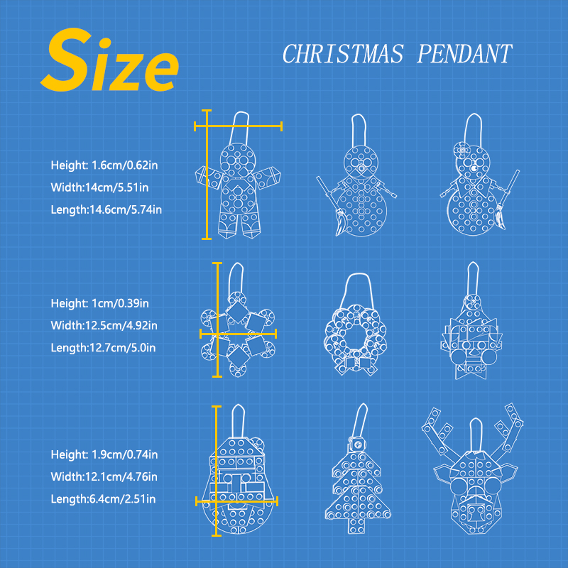Christmas Ornaments CREATOR MOC-89886 with 102 pieces