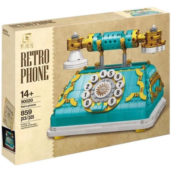 Retro Telephone CREATOR Qi Zhile 90020 with 859 pieces