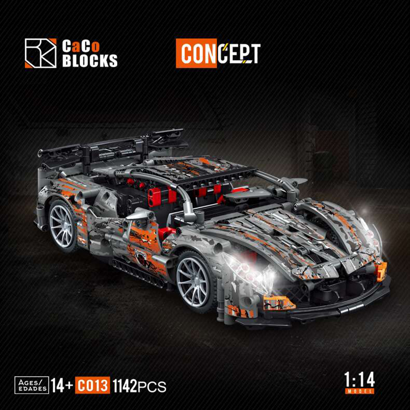 1:14 Sports Car CaCo C013 Technic with 1142 Pieces