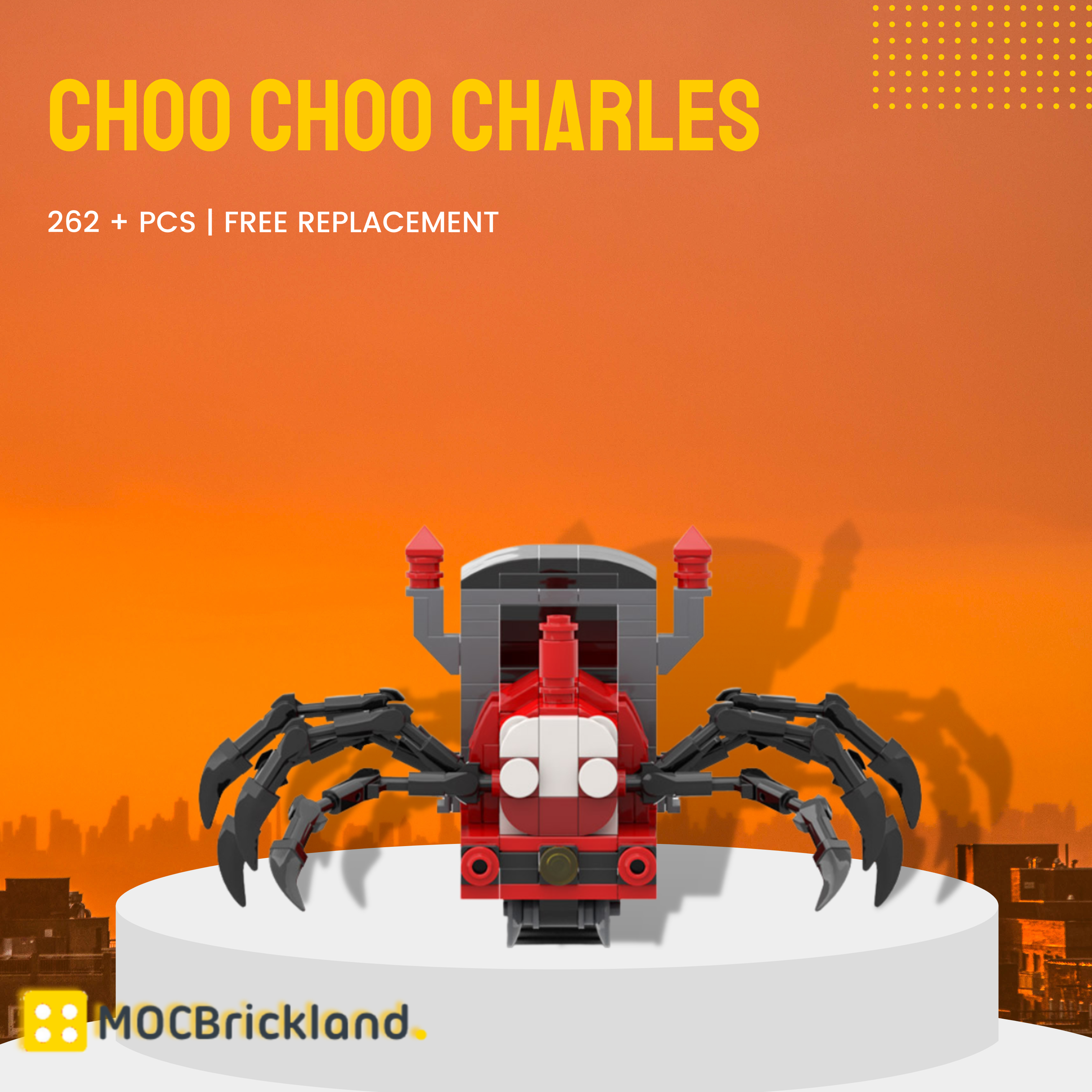 Choo Choo Charles MOC-89498 Creator With 262 Pieces