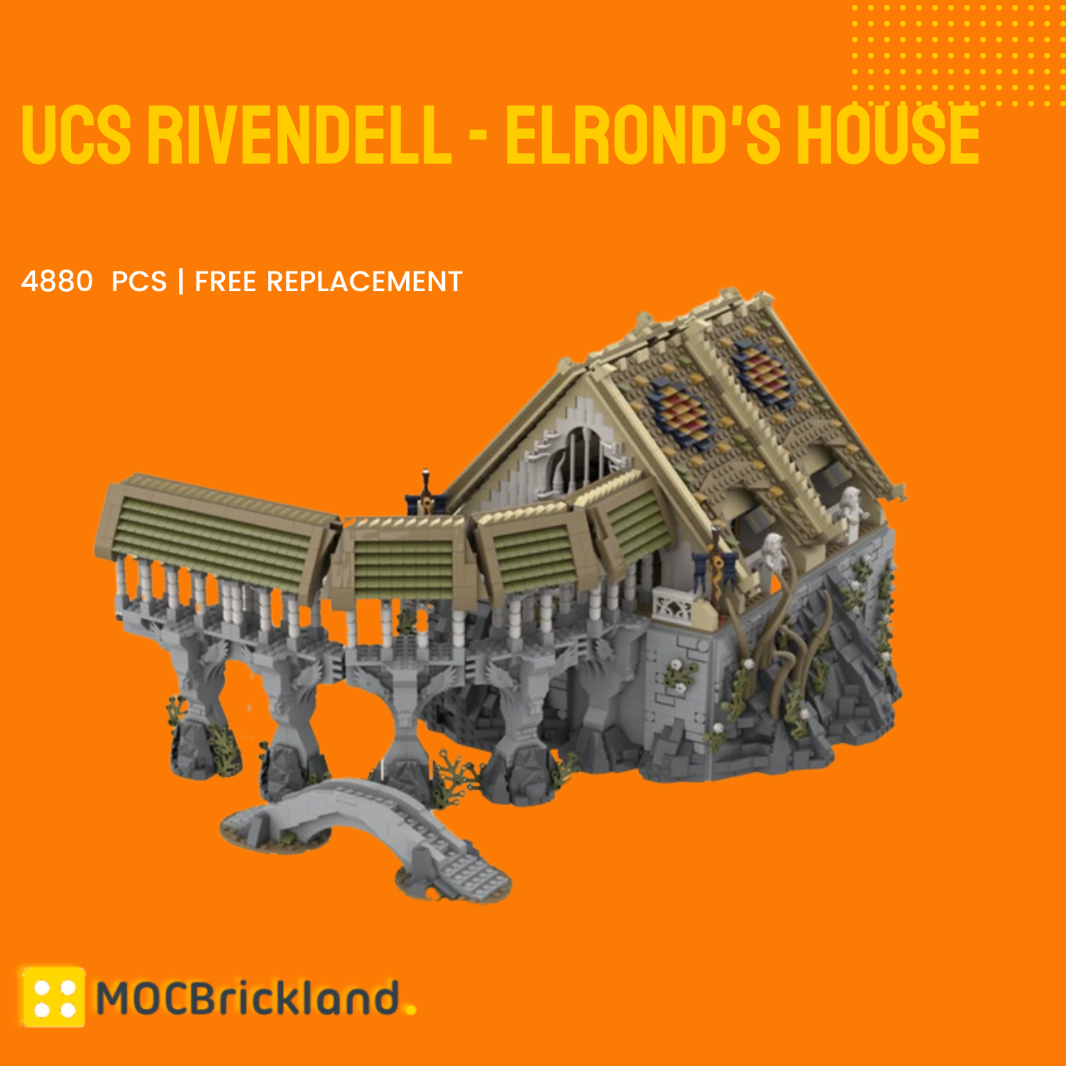 UCS Rivendell - Elrond's House MOC-47246 Modular Building With 4880 Pieces