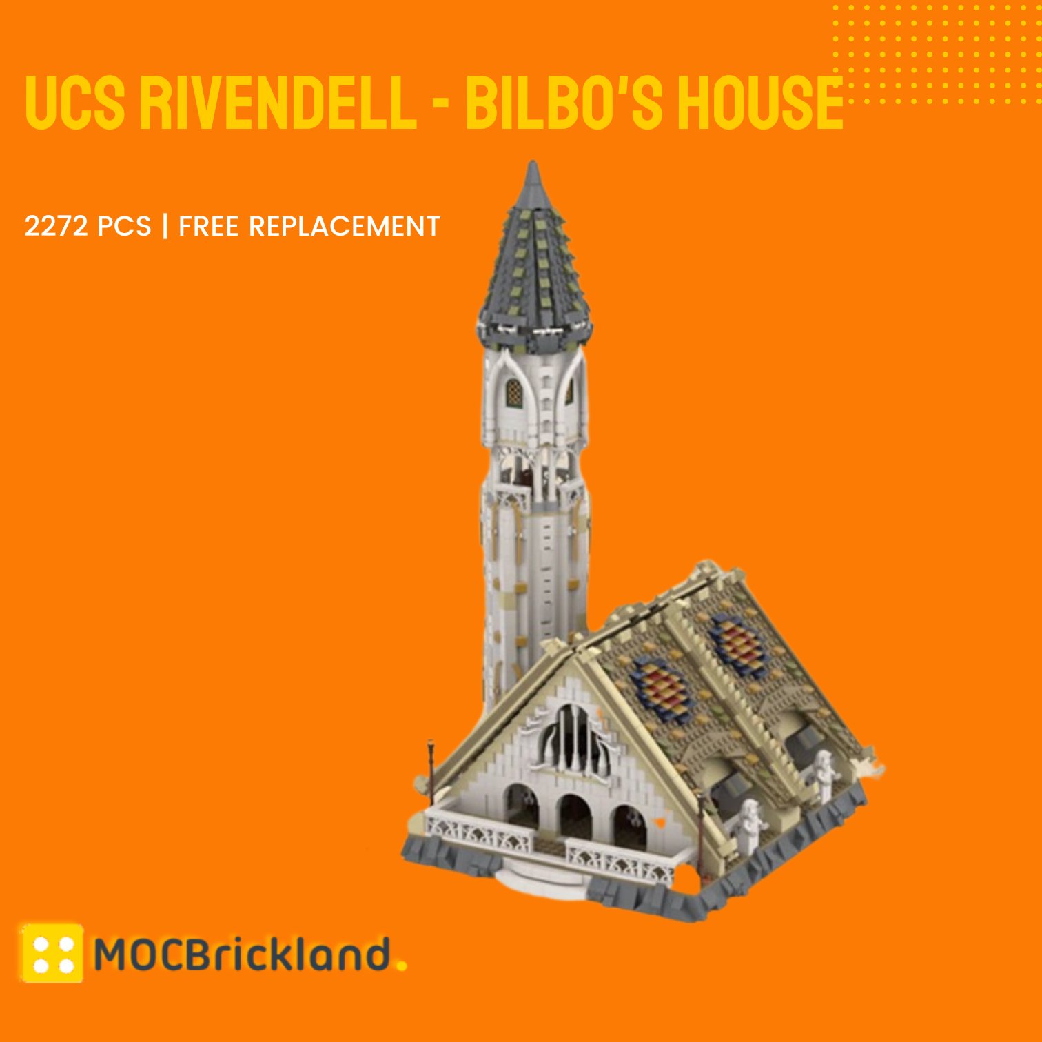 UCS Rivendell - Bilbo's House MOC-54205 Modular Building With 2272 Pieces