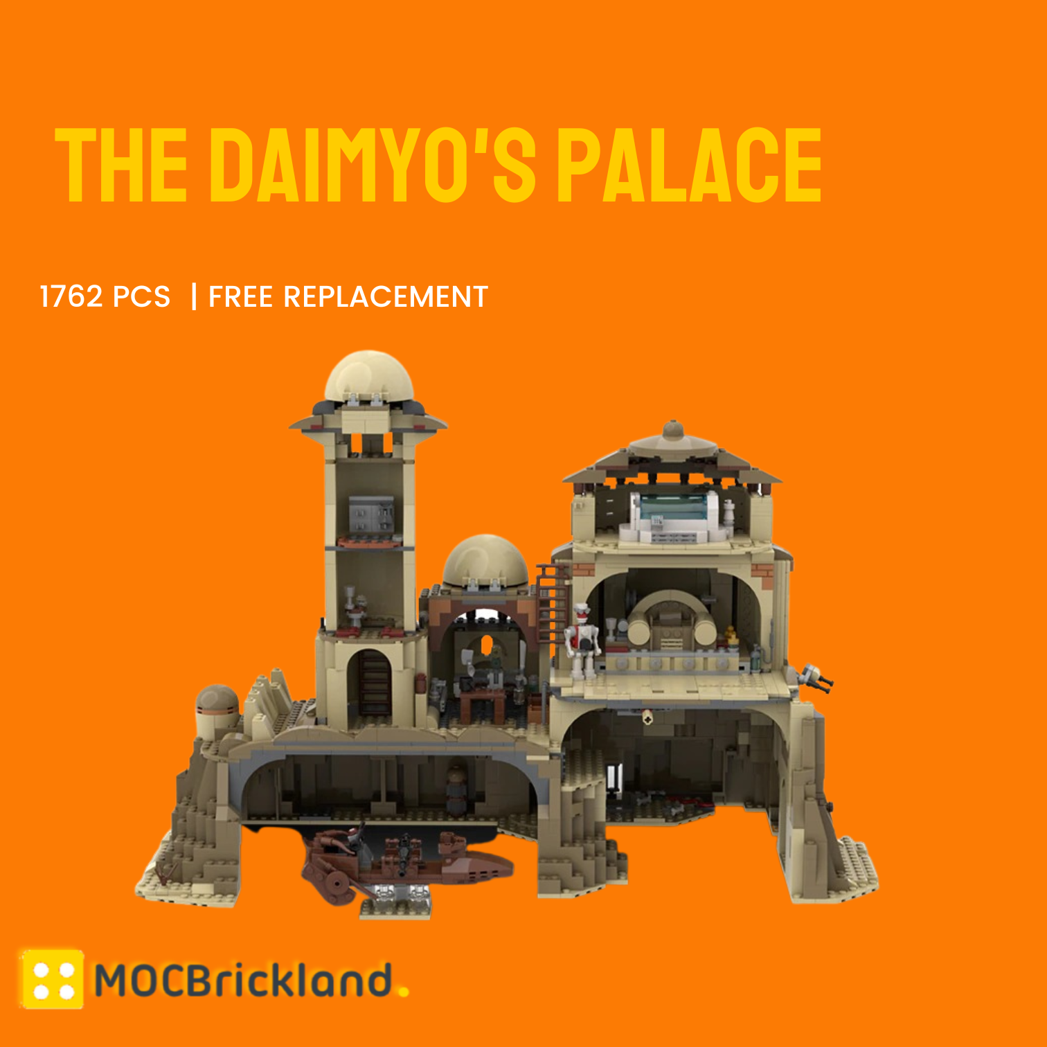 The Daimyo's Palace MOC-108238 Star Wars With 1762 Pieces