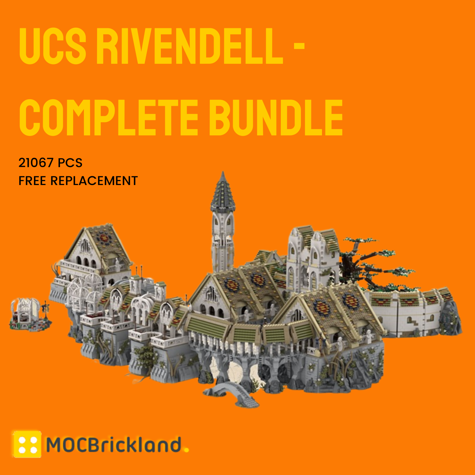 UCS Rivendell - Complete Bundle MOC-62284 Modular Building With 21067 Pieces
