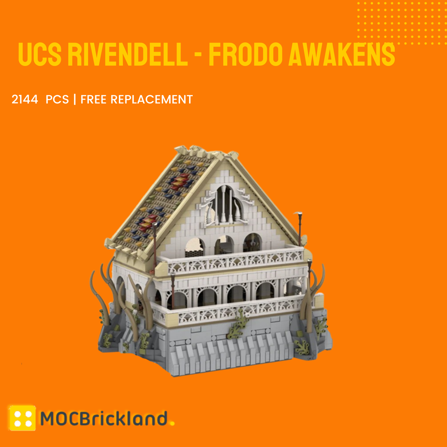 UCS Rivendell - Frodo Awakens MOC-54957 Modular Building With 2144 Pieces