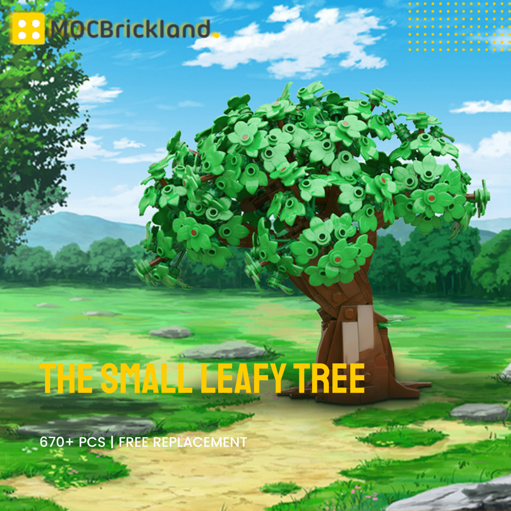 The Small Leafy Tree MOC-109516 Creator with 670 Pieces