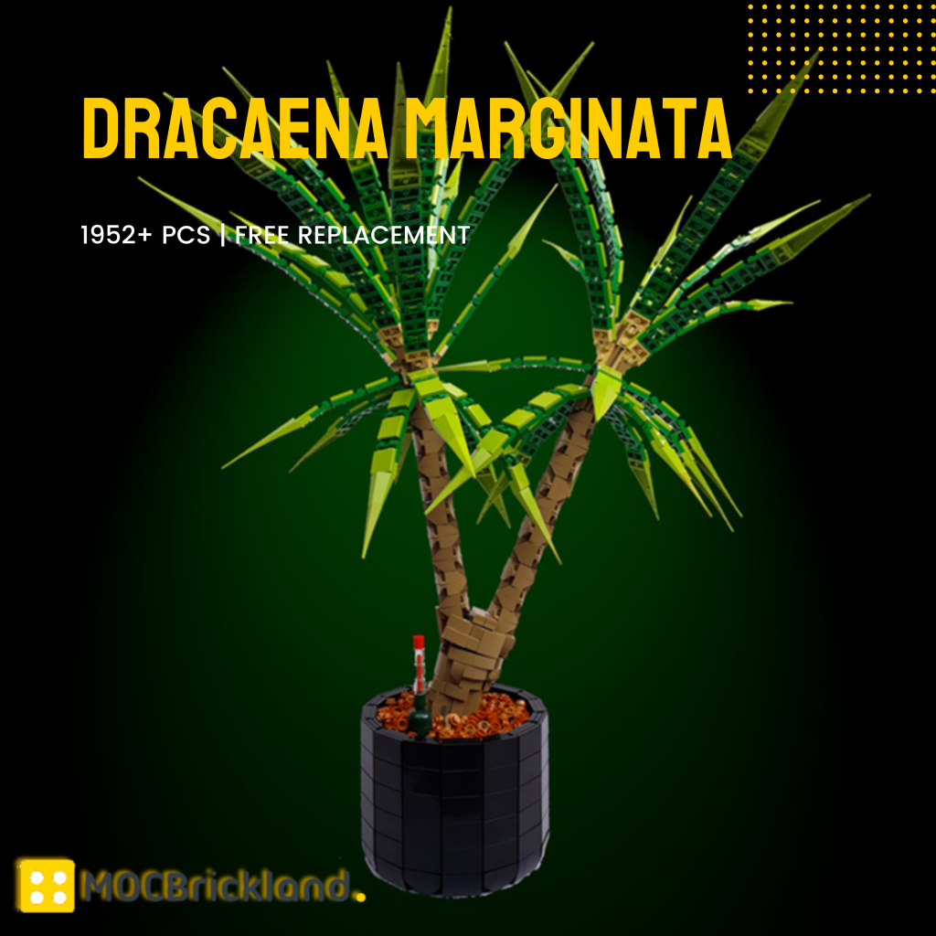 Dracaena Marginata MOC-118715 Creator with 1952 Pieces