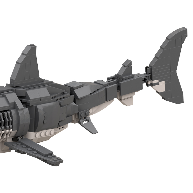 Great White Shark MOC-54823 Creator with 728 Pieces