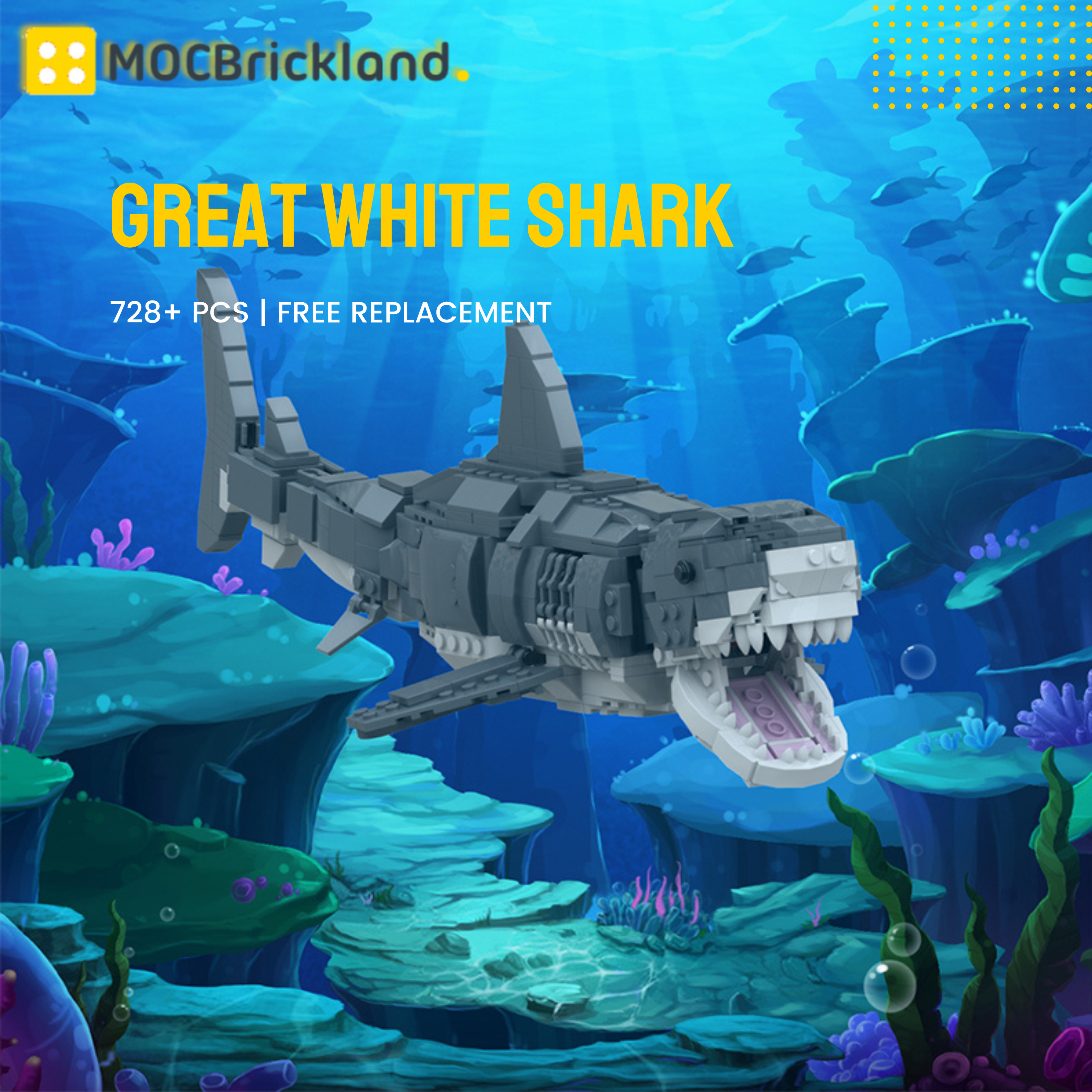 Creator MOC-54823 Great White Shark MOCBRICKLAND