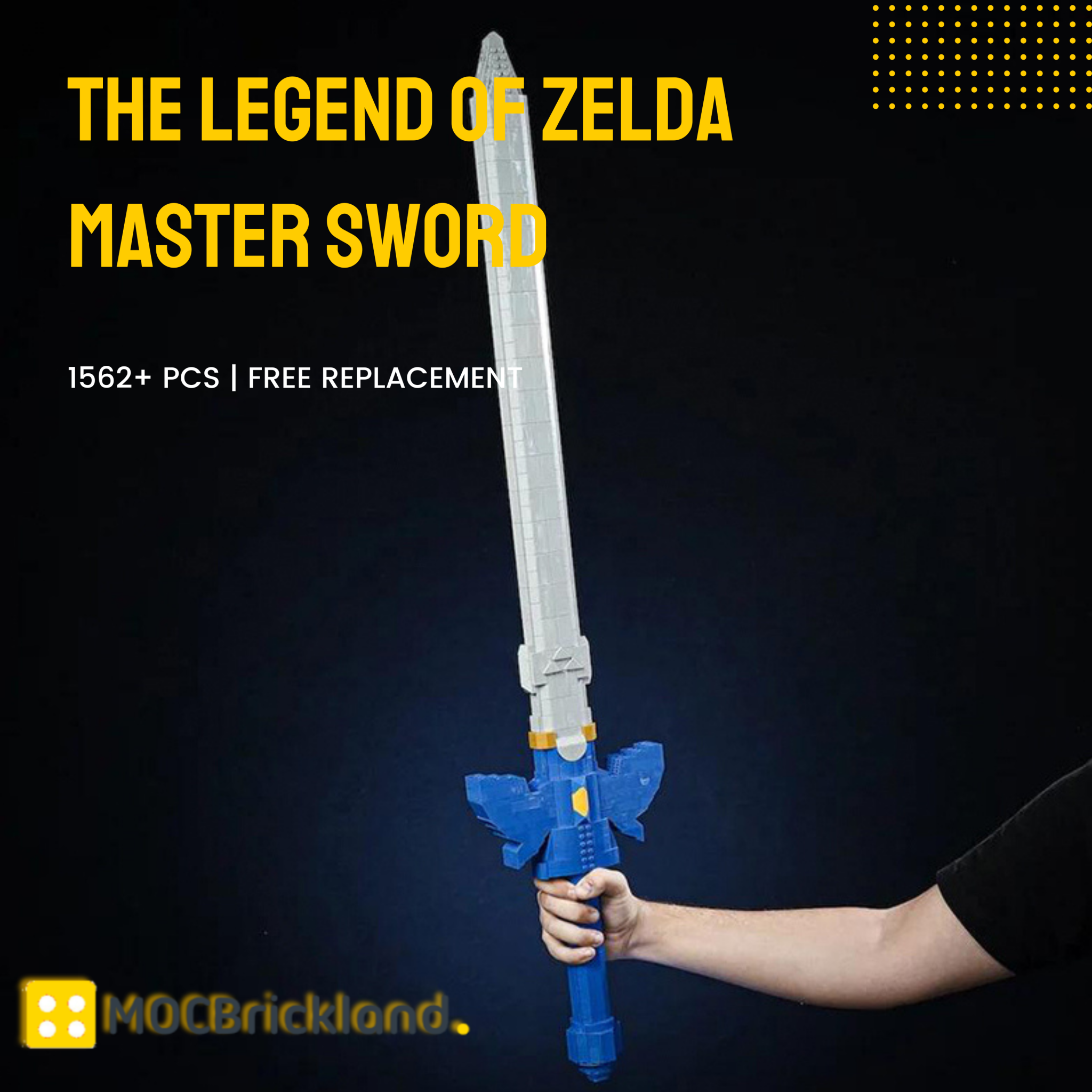 The Legend of Zelda Master Sword MOC89584 Creator with 1562 Pieces